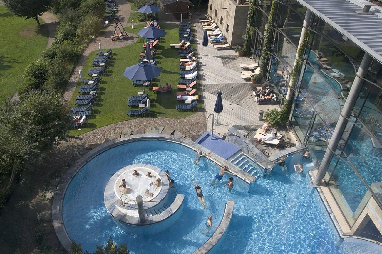 Claudius Therme: Schweben in Sole und heißer Aufguss mit Domblick