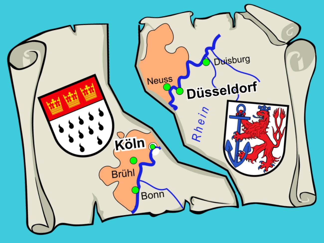 Nachbarn-Check: Die freundschaftliche Rivalität zwischen Düsseldorf und Köln