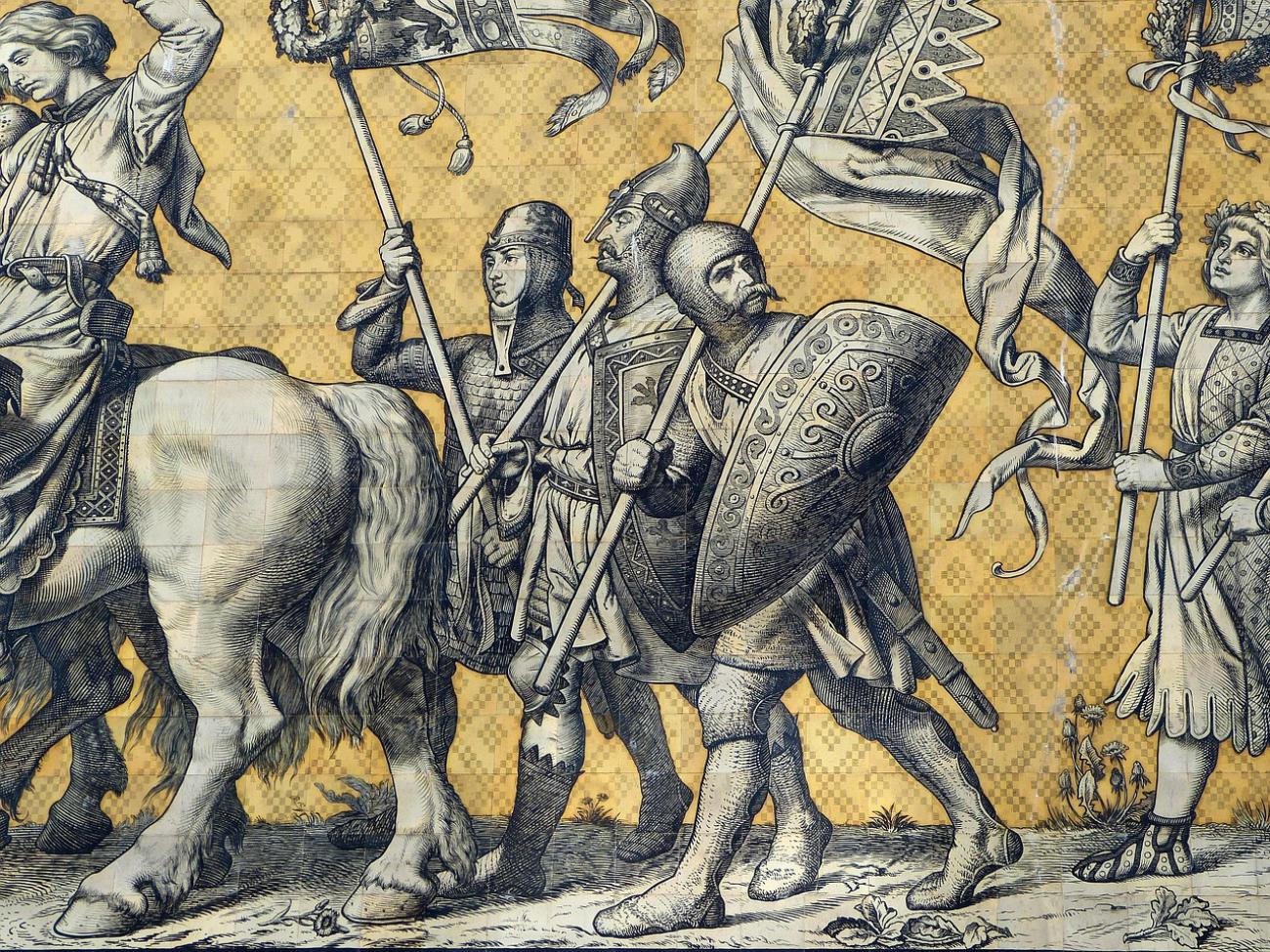 Fürstenzug: Sachsens Geschichte auf 23.000 Fliesen aus Meissener Porzellan